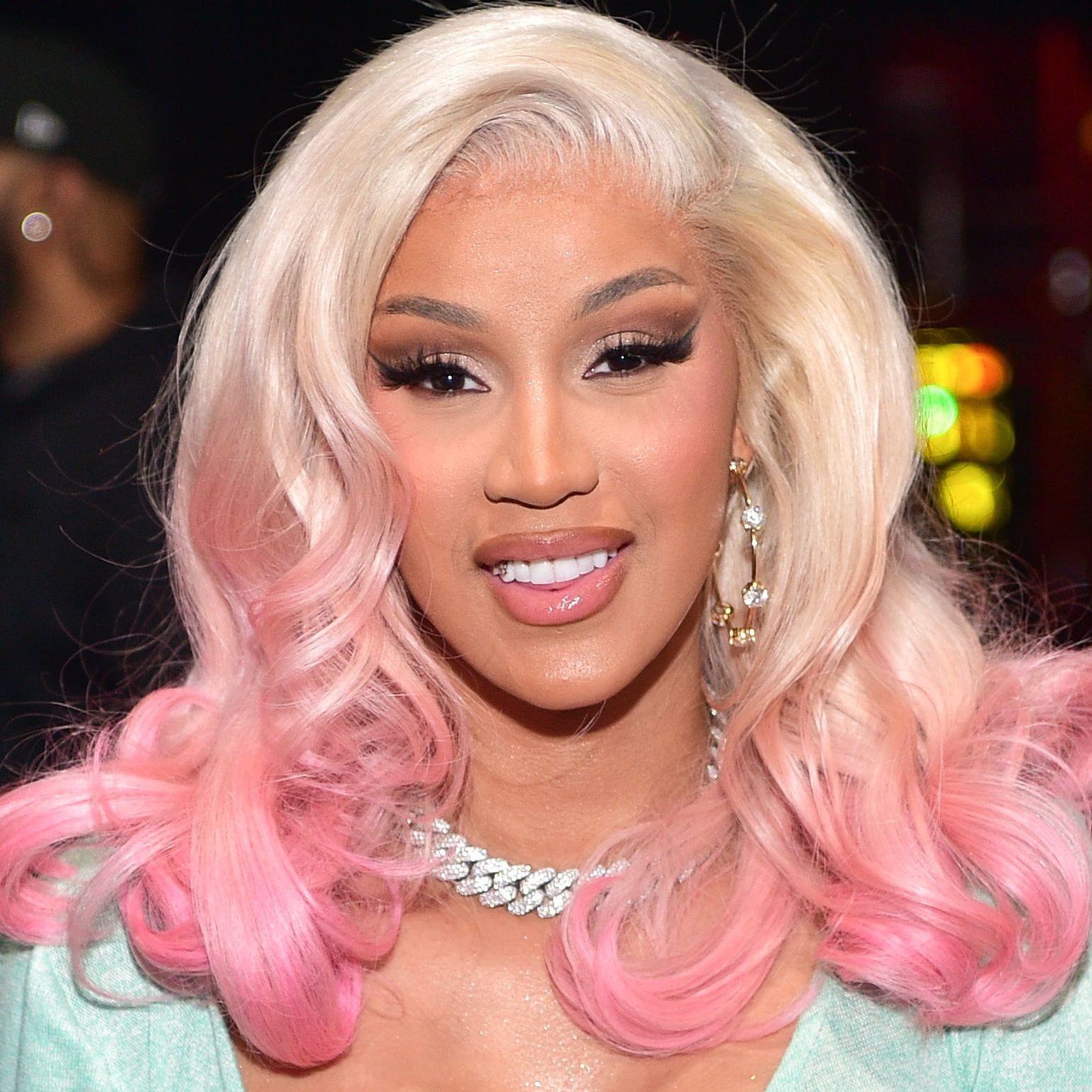 I Could Dive Into Cardi B's Swimming Pool Nails