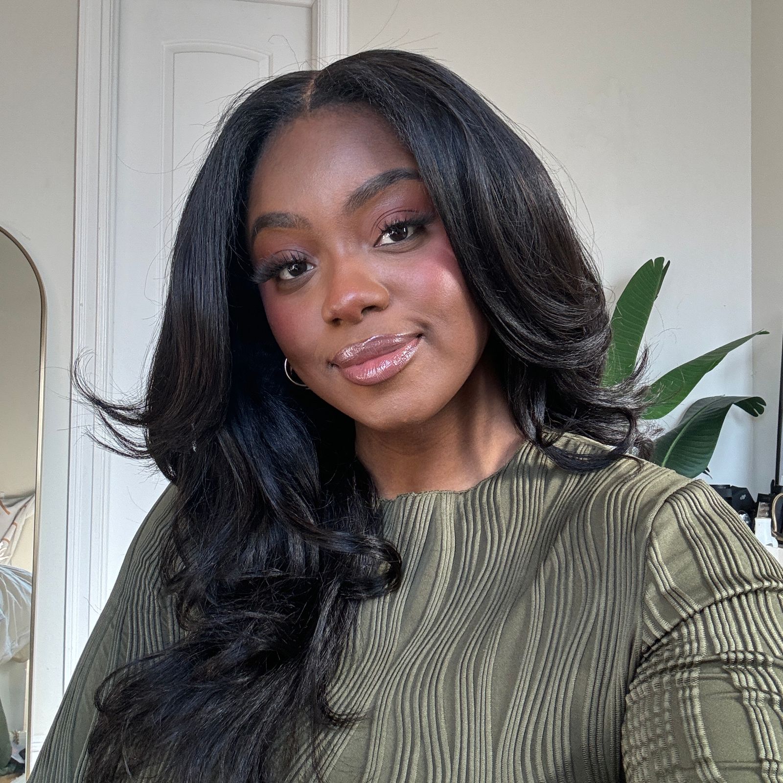 Image may contain Justine Skye Black Hair Hair Person Head Adult Face Body Part and Neck