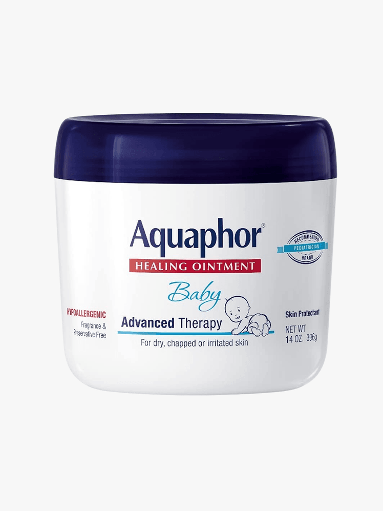 Aquaphor Baby Healing Ointment on a grey background