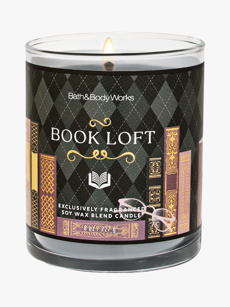 Bath  Body Works Book Story Collection in branded component on a light gray background