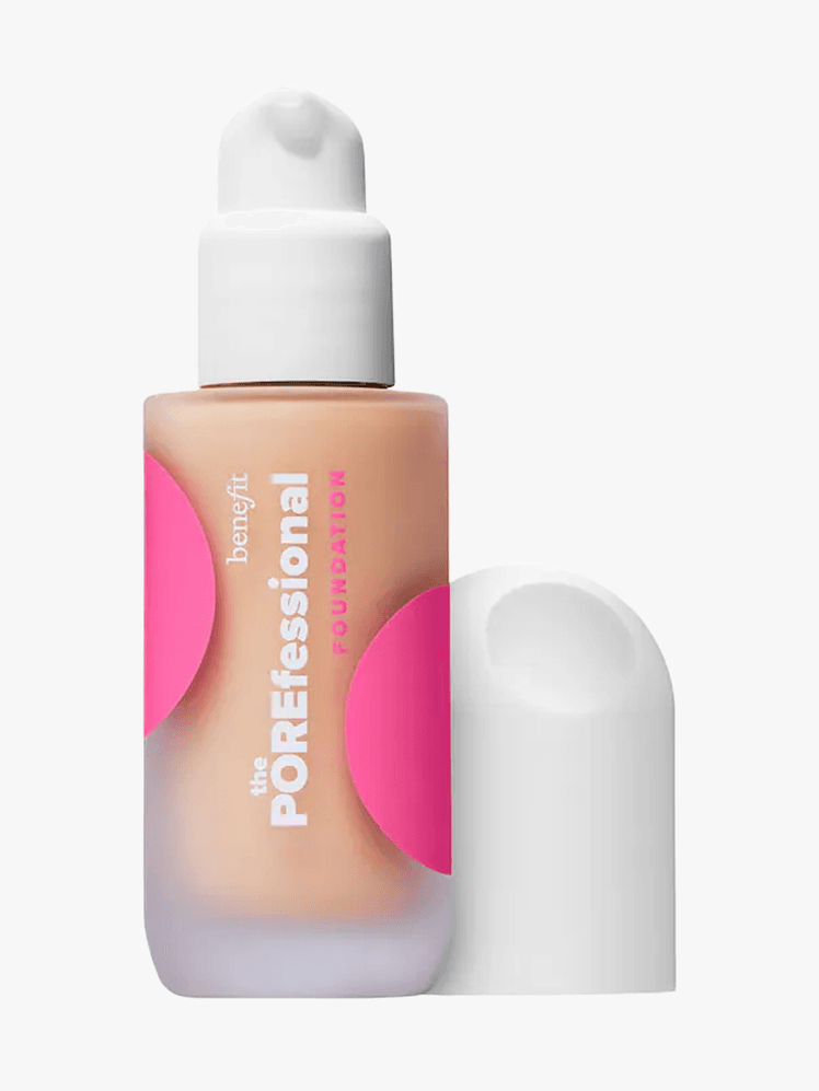 Benefit Cosmetics POREfessional Foundation in branded component on a light gray background