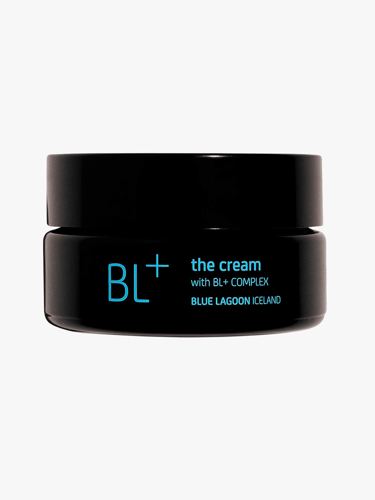 Blue Lagoon Iceland BL The Cream on a grey background