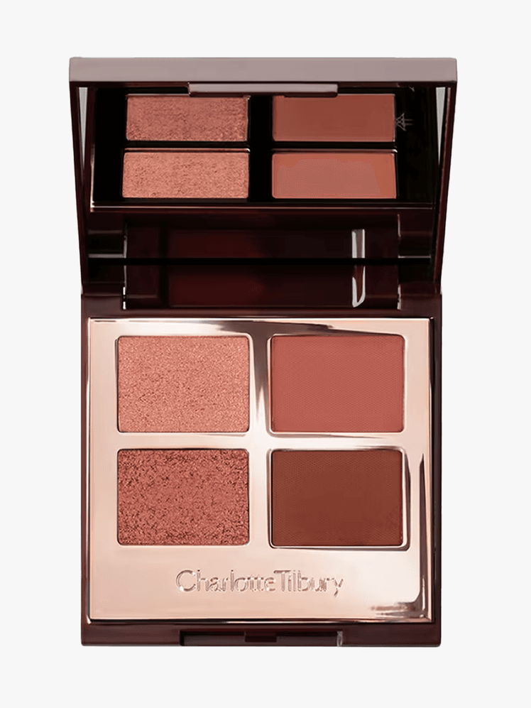 Charlotte Tilbury Luxury Eyeshadow Palette in branded component on a light gray background