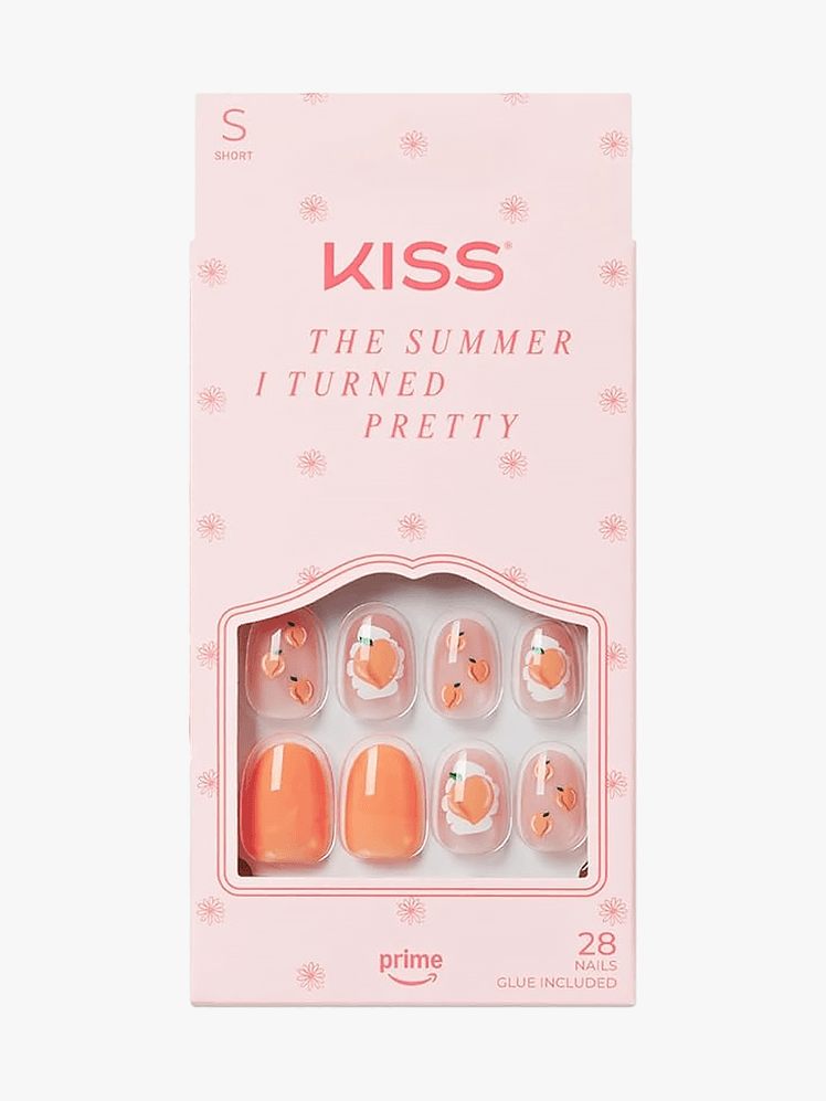 Kiss PressOns x The Summer I Turned Pretty in branded component on a light gray background