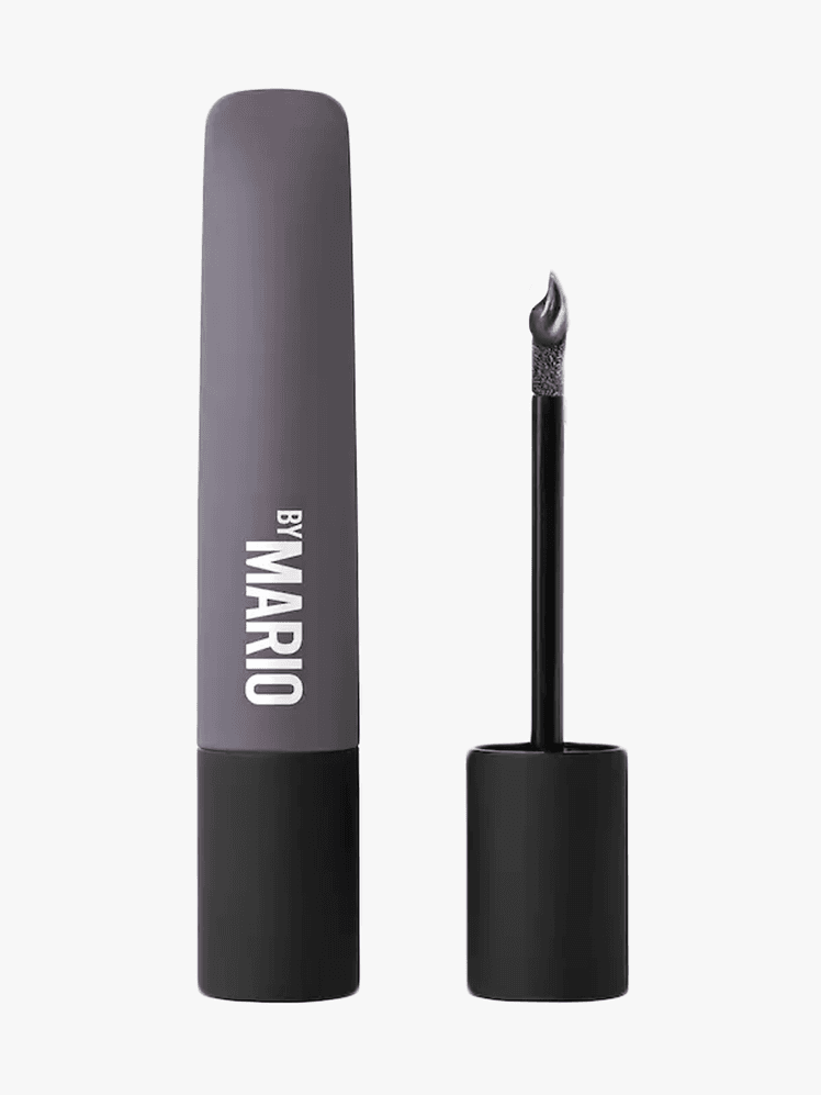 Makeup by Mario Master Mattes LongWear Cream Eyeshadow in branded component on a light gray background