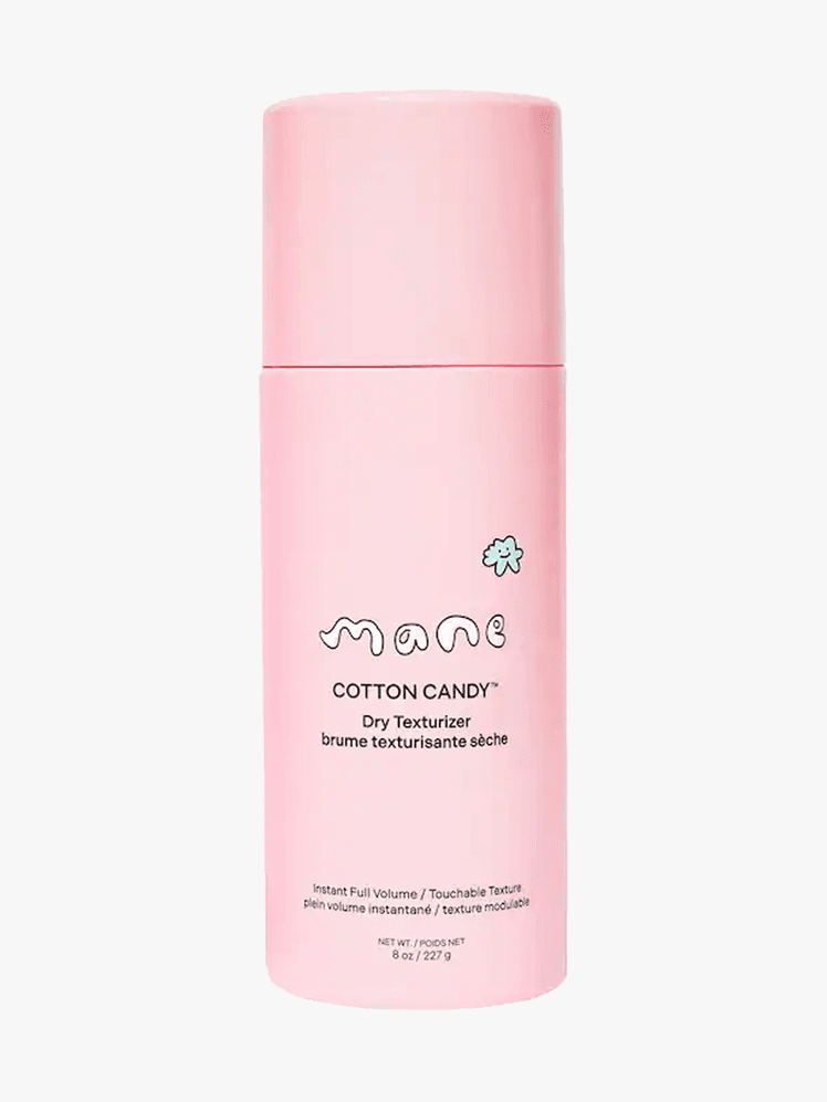 Mane Cotton Candy Dry Texturizer in branded component on a light gray background